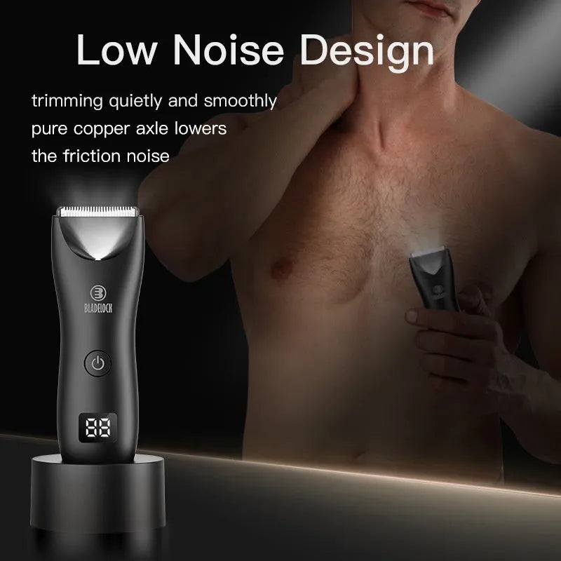 Men's Groin Body Hair Safety Knife Head Cut Haircut Waterproof Electric Hair Cutter - Bellarte Enchanté Men's Groin Body Hair Safety Knife Head Cut Haircut Waterproof Electric Hair Cutter